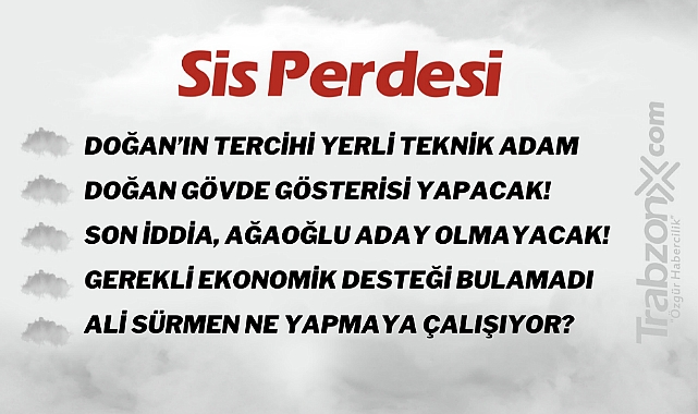 15.03.2023 SİS PERDESİ