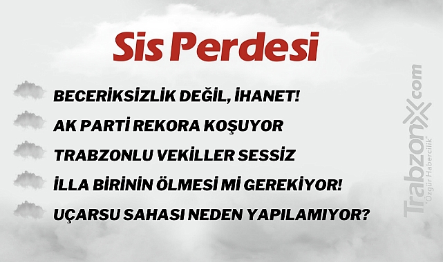 16.03.2023 SİS PERDESİ