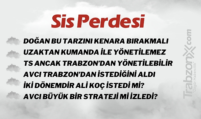23.03.2023 SİS PERDESİ