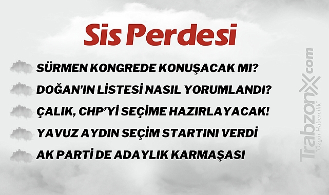 24.03.2023 SİS PERDESİ