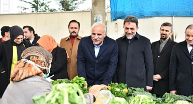 BAŞKAN ZORLUOĞLU AKÇAABAT’TA ESNAF VE VATANDAŞLARLA BULUŞTU