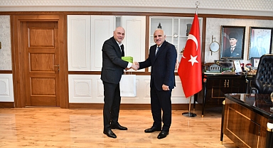 BAŞKAN ZORLUOĞLU ÇEK CUMHURİYETİ ANKARA BÜYÜKELÇİSİ VACEK’İ AĞIRLADI