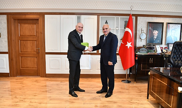 BAŞKAN ZORLUOĞLU ÇEK CUMHURİYETİ ANKARA BÜYÜKELÇİSİ VACEK’İ AĞIRLADI