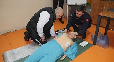 BÜYÜKŞEHİR'İN İLK YARDIM EĞİTİMLERİ İLGİ GÖRÜYOR