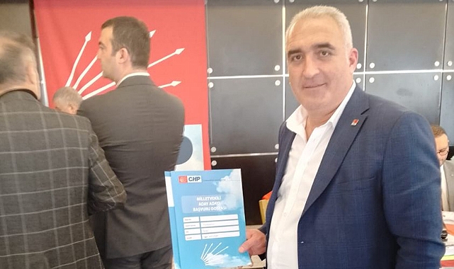 HACISALİHOĞLU ADAYLIK BAŞVURUSUNU YAPTI