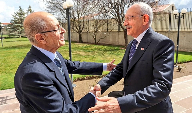 KEMAL KILIÇDAROĞLU, AHMET NECDET SEZER İLE GÖRÜŞTÜ