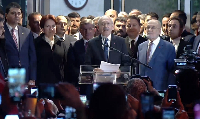 MİLLET İTTİFAKININ ADAYI KILIÇDAROĞLU