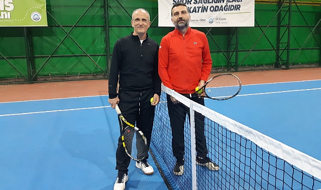 RAMAZAN TENİS TURNUVASI’ TENİSÇİLERİN KIYASIYA REKABETİNE SAHNE OLUYOR