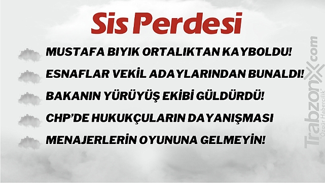 26.04.2023 SİS PERDESİ