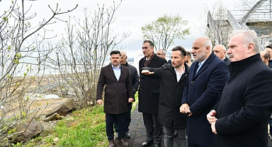 BAŞKAN ZORLUOĞLU İLÇE ZİYARETLERİNE DEVAM EDİYOR