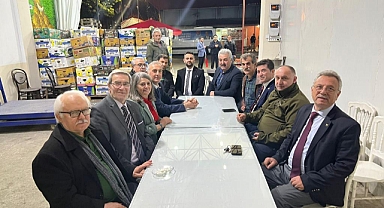 CHP TRABZON VEKİL ADAYLARI HAL ESNAFINI DİNLEDİ