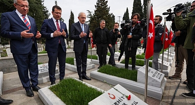 KILIÇDAROĞLU ŞEHİTLİĞİ ZİYARET ETTİ