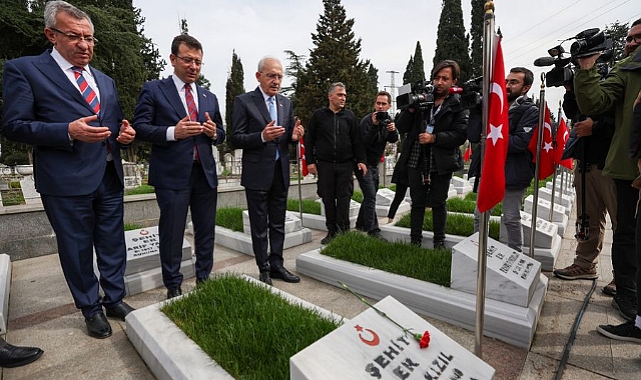 KILIÇDAROĞLU ŞEHİTLİĞİ ZİYARET ETTİ