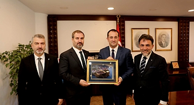 MUSTAFA ŞEN AKÇAABAT BELEDİYESİ'Nİ ZİYARET ETTİ