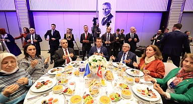 ŞEHİT VE GAZİ YAKINLARIYLA İFTARDA BULUŞTU