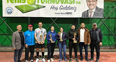 TENİS TURNUVASI’NDA ŞAMPİYONLAR BELLİ OLDU