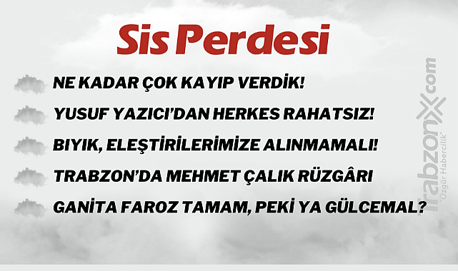 03.05.2023 SİS PERDESİ