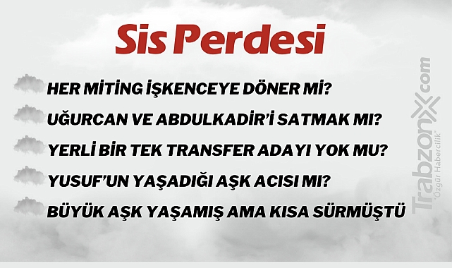 04.05.2023 SİS PERDESİ