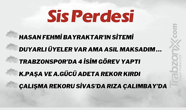 06.05.2023 SİS PERDESİ