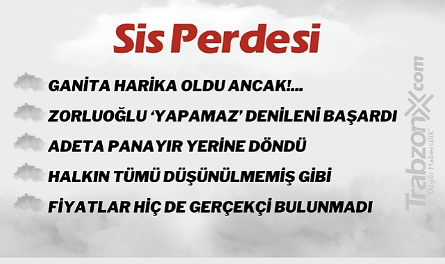 23.05.2023 SİS PERDESİ