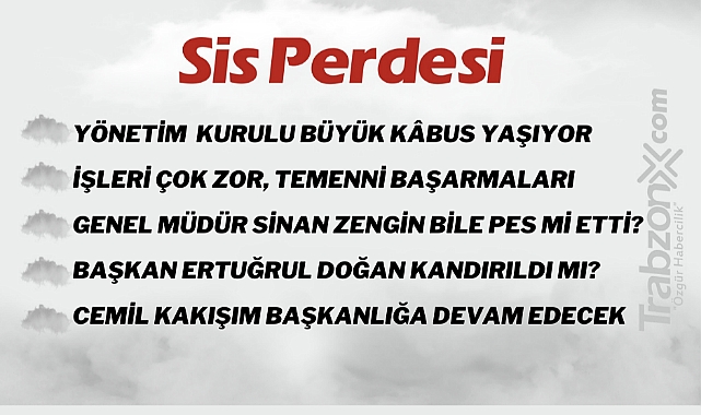 28.05.2023 SİS PERDESİ