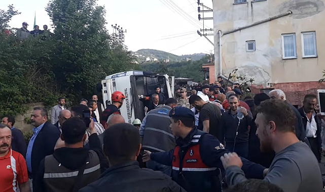 AKÇAABAT'TAKİ KAZADA ÖLÜ SAYISI 5'E YÜKSELDİ