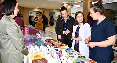 KTÜ FARABİ HASTANESİ'NDE EL SANATLARI SERGİSİ AÇILDI