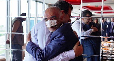 İMAMOĞLU ERZURUM MİTİNGİNDEKİ YARALILARLA BULUŞTU