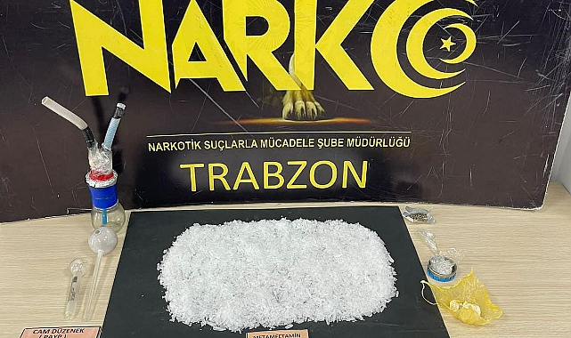 TRABZON'DA UYUŞTURUCU MADDE ELE GEÇİRLDİ