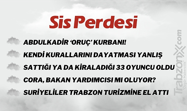 11.06.2023 SİS PERDESİ