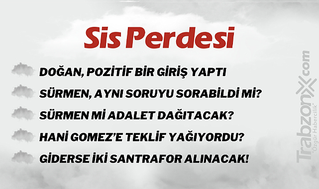 14.06.2023 SİS PERDESİ