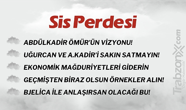 15.06.2023 SİS PERDESİ