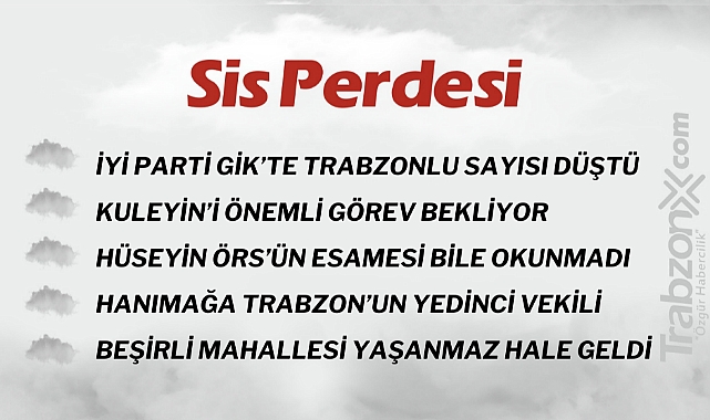 26.06.2023 SİS PERDESİ