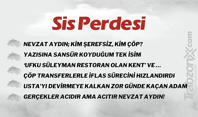30.06.2023 SİS PERDESİ