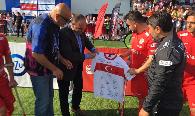 AMPUTE MİLLİ TAKIMIMIZ, POLONYA'YI 3-2 YENDİ