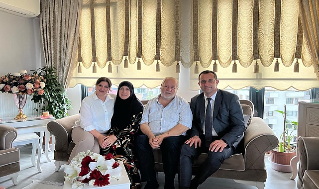 BAŞKAN EKİM'DEN ŞEHİT AİLESİNE ZİYARET