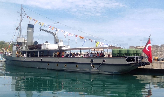 NUSRET MAYIN GEMİSİ TRABZON'A GELİYOR