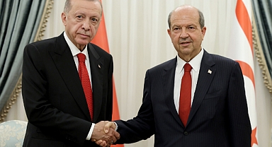 SEÇİM SONRASI İLK YURT DIŞI ZİYARETİ: ERDOĞAN, KUZEY KIBRIS'TA