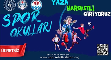 TRABZON'DA YAZ SPOR OKULLARI BAŞLIYOR