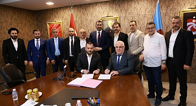 TRABZONSPOR İLE SEBAT GENÇLİKSPOR ARASINDA İŞ BİRLİĞİ PROTOKOLÜ İMZALANDI