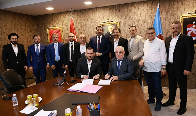 TRABZONSPOR İLE SEBAT GENÇLİKSPOR ARASINDA İŞ BİRLİĞİ PROTOKOLÜ İMZALANDI