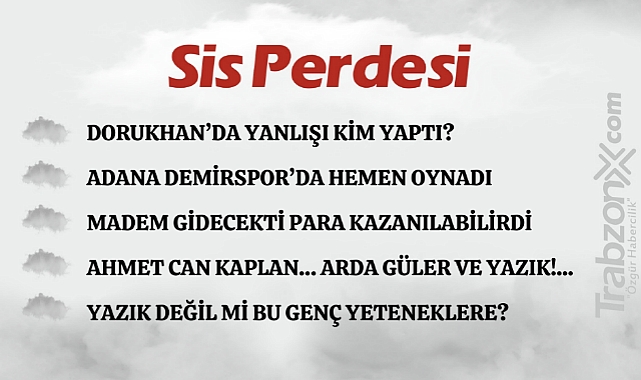 01.08.2023 SİS PERDESİ