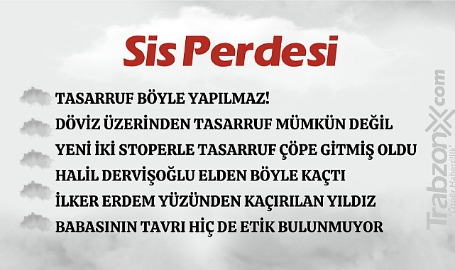 16.07.2023 SİS PERDESİ