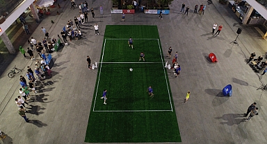 AKÇAABAT'TA AYAK TENİSİ HEYECANI