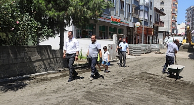 AKÇAABAT'TA HER YERDE ÇALIŞMA VAR