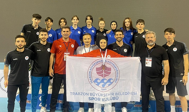 TRABZON BÜYÜKŞEHİR SPORCUSU HİRANUR GURURLANDIRDI