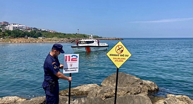 TRABZON'DA VATANDAŞLAR LEVHALARLA UYARILIYOR