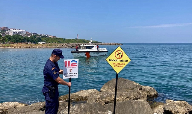 TRABZON'DA VATANDAŞLAR LEVHALARLA UYARILIYOR