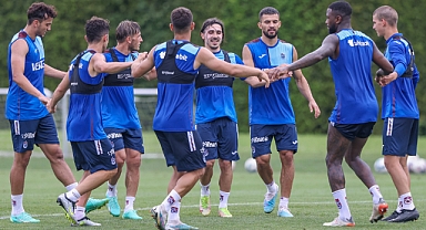 TRABZONSPOR'DA NEŞELİ ANTRENMAN