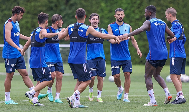 TRABZONSPOR'DA NEŞELİ ANTRENMAN